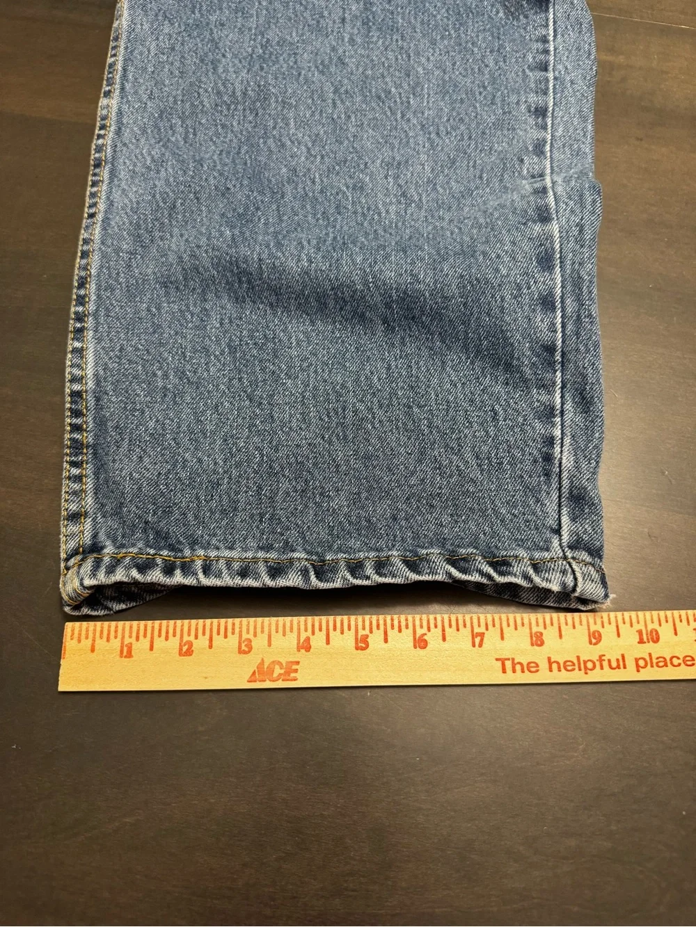 Levi’s 550 Blue Jeans 46 x 30 Med Wash Relaxed Denim Zip fly 5 pocket